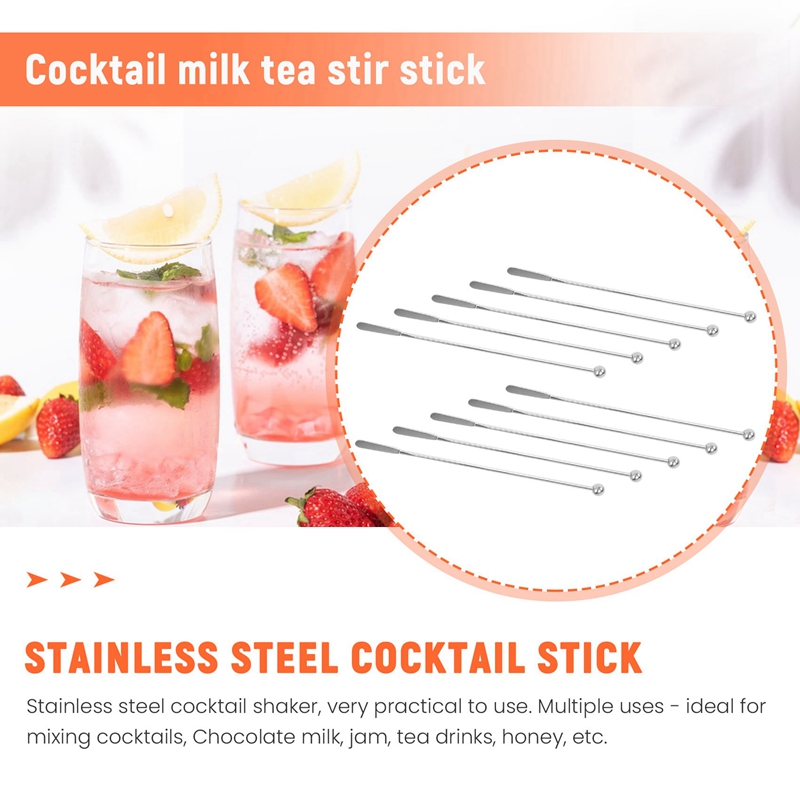 ●10pcs Swizzle Sticks Metal -  - Wine & Beer Guayaquil review and price