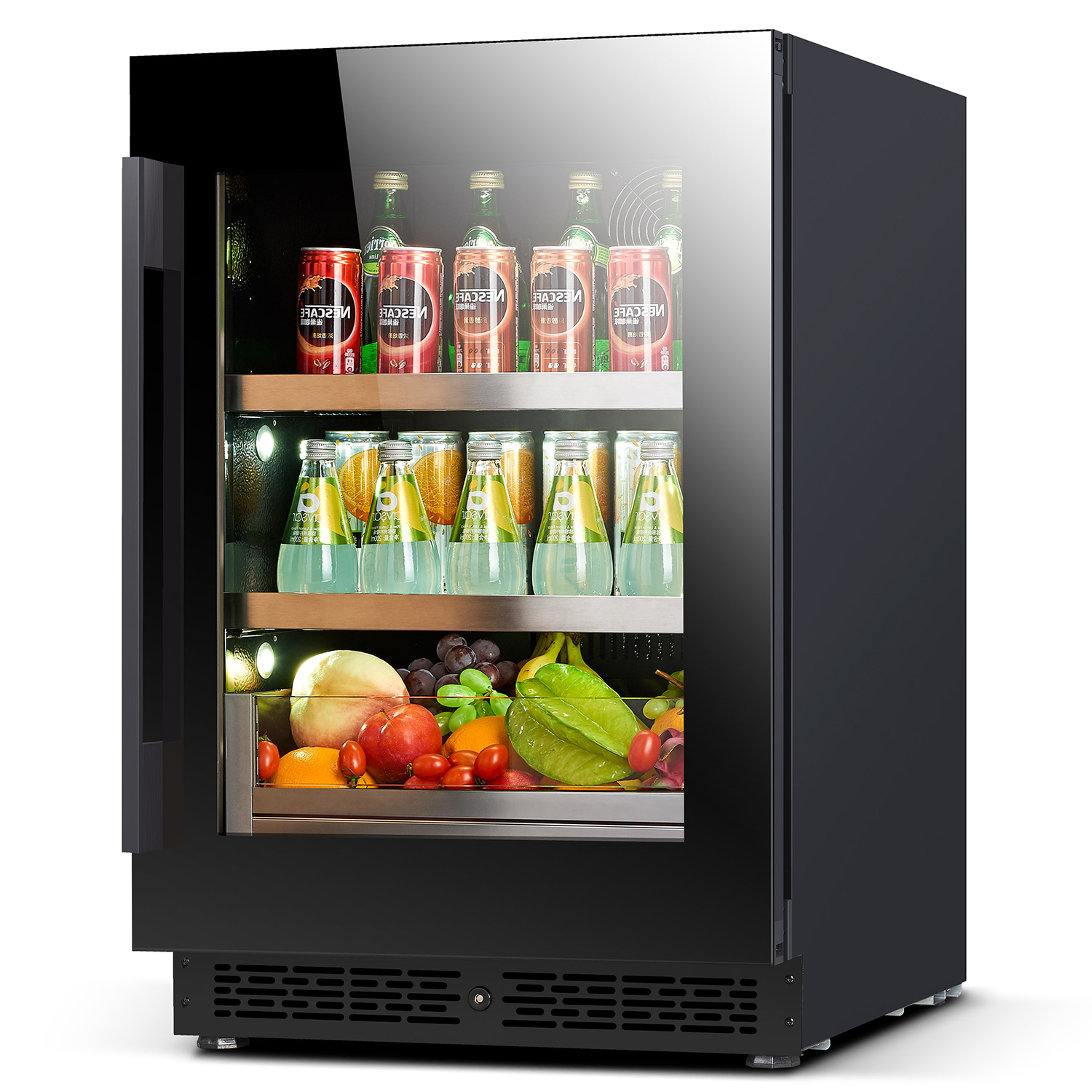 Sleek Built in Undercounter Be - Wine Beer Dual Zone review and price