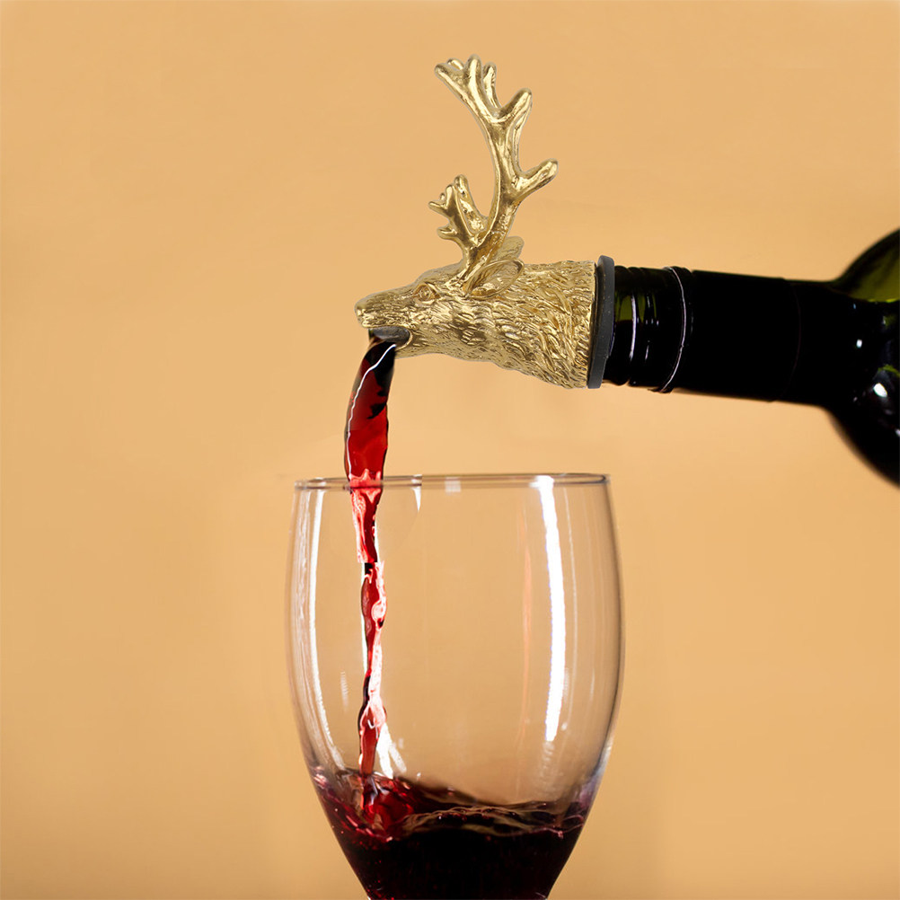Lifelike Deer Head Wine Pourer - Wine Aerator Pour review and price
